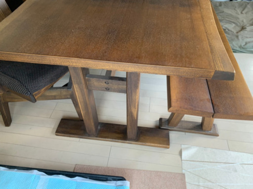 【良品です‼️】大塚家具のダイニングセット、天然木