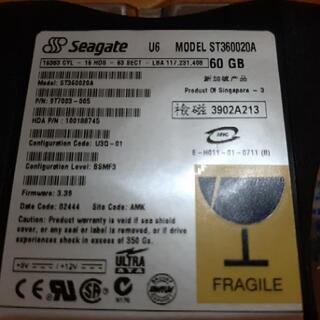 3.5インチ IDE ハードディスク 60GBの画像