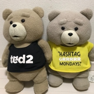 タグあり)Tedテッドぬいぐるみ2個セット