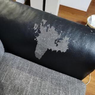 L字ソファー無料で差し上げます！の画像