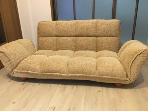 ！値下げ致しました！カウチソファー☆状態良し