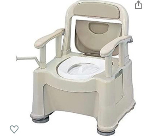 【新品未使用】パナソニックエイジフリーライフテック ポータブルトイレ<座楽> 背もたれ型SP ベージュ VALSPTSPBE