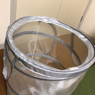 値下げ‼️IKEA ランドリーバスケット　大容量　折りたたみの画像