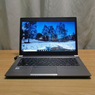 ご購入いただきました。超美品・高性能モバイルノートPC TOSHIBA dynabook R63/U 13.3型TFTカラー液晶 1366×768 Core i5 メモリー8GB M.2 SATA 240GB（新品）ワイヤレスマウス（新品）Win10 pro Office 2019 pro搭載 Wifi Bluetooth HDMI 