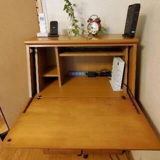 ディノスのロングセラー、パイン天然木ライティングデスク 幅80.5cmの画像