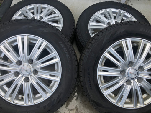 185/65R15バリ溝ホイールセットWeds❣️ノア　ヴォクシー　セレナ　ストリームなど