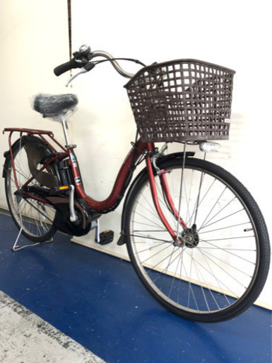 ヤマハ　パスナチュラ 26インチ 6ah デジタル　赤　電動自転車　電動アシスト