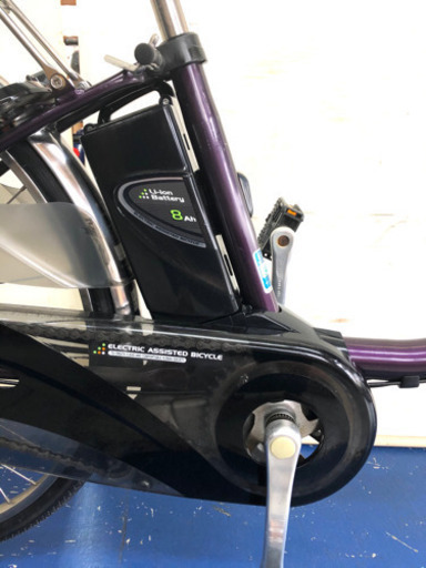 パナソニック　ビビDX 26インチ 8ah 紫　デジタル　電動自転車　電動アシスト