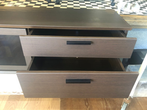 【リサイクルサービス八光　田上店　配達・設置OK】ニトリ　ローボード　ダイス　120　DBR　50型まで対応