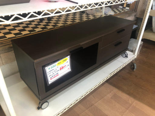 【リサイクルサービス八光　田上店　配達・設置OK】ニトリ　ローボード　ダイス　120　DBR　50型まで対応