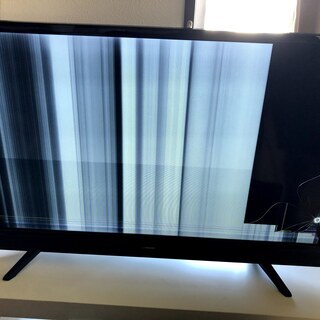 無料・タダ・0円　テレビ　画面割れ　映りません