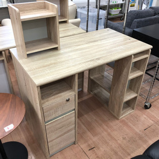 【展示品 未使用】ツインデスク 学習机 パソコンデスク レイアウト変更可能?自社配送時?代引き可?※現金、クレジット、スマホ決済対応※