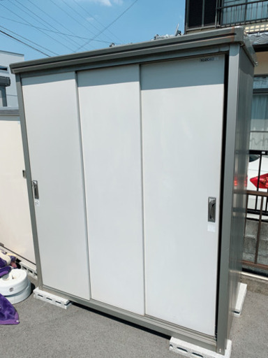 ヨドコウ物置　鍵付き　幅1660 野外倉庫　熊本リサイクルショップen