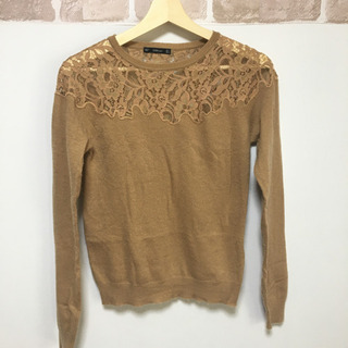 zara 薄手ニット 