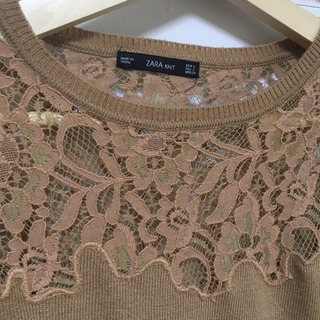 zara 薄手ニット の画像