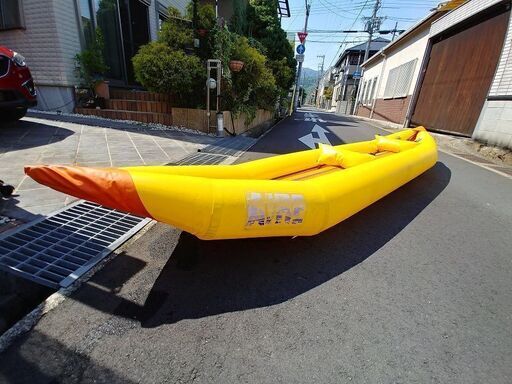 ★名艇★ AIRE（エアー社）カラカルⅡ　タンデム　インフレータブルカヌー　ポンプ付き　中古
