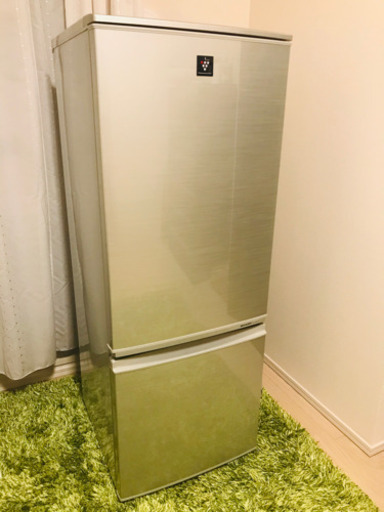 SHARP 167L プラズマクラスター\u0026ナノ低温脱臭触媒　冷蔵庫