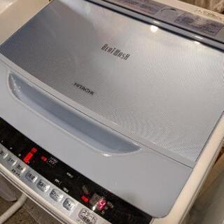 【売約済み】日立 HITACHI BW-V8WV A [ビートウォッシュ 全自動洗濯機 （8kg） ]　大型　ファミリーサイズ　一人暮らし　同棲　引っ越し　検　パナソニック　日立　東芝　SHARP　シャープ　HITACHI　TOSHIBA　国内メーカー　国産　日本製　