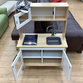 本格的なおままごとが出来るIKEA(イケア)のおままごとキッチンです！の画像