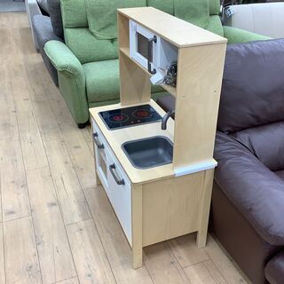 本格的なおままごとが出来るIKEA(イケア)のおままごとキッチンです！の画像