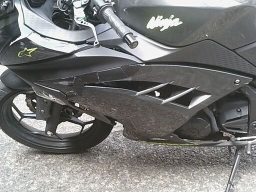 【受け渡し終了】2016年式　ニンジャ250　NINJA250　カウル割れアリ激安だと思いますが、、、何か？