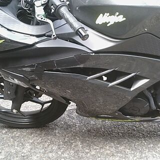 【受け渡し終了】2016年式　ニンジャ250　NINJA250　カウル割れアリ激安だと思いますが、、、何か？の画像