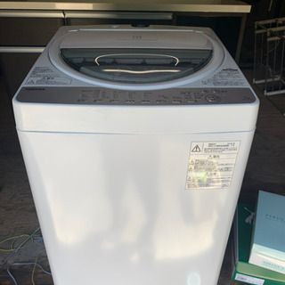 決まりました(美品)2018年　東芝AW-7G6-W 全自動洗濯...