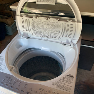 決まりました(美品)2018年　東芝AW-7G6-W 全自動洗濯機 グランホワイト 洗濯7.0kg の画像