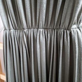 プリーツワンピース★ロペピクニック★サイズ38★カーキ★ウエスト切替で脚長効果★美品★レディースの画像