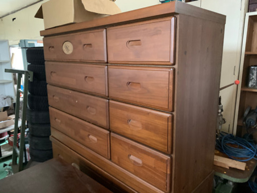 タンス　洋服　棚　寝室　リビング　収納　木製