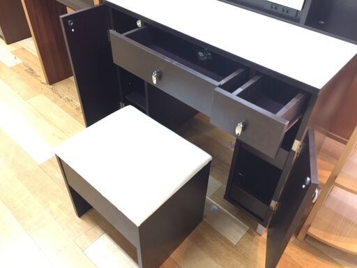ニトリ　ドレッサー　ダークブラウン【トレファク岸和田店】 ニトリバーカウンターのご紹介！（トレファク寝屋川）