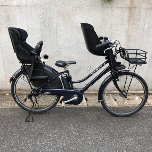 美品 ハイディ2 ブリヂストン 電動自転車 三人乗子供乗せ