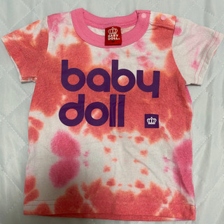 ベビードールTシャツ&カバーパンツ　80サイズの画像