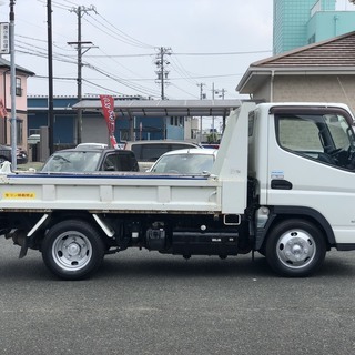 三菱ふそう キャンター 2tダンプ 150馬力/ディーゼル・ターボ/BlueTecテクノロジー/走行距離56862km/平成26年8月/洗車・清掃済の画像
