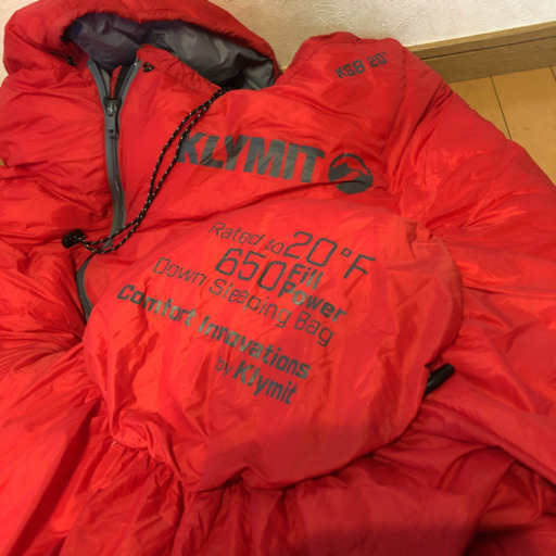展示品 KLYMIT KSB20 DOWN 寝袋シュラフ