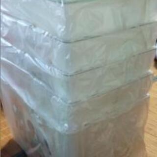 プラスチック水槽　5個　未使用品！の画像