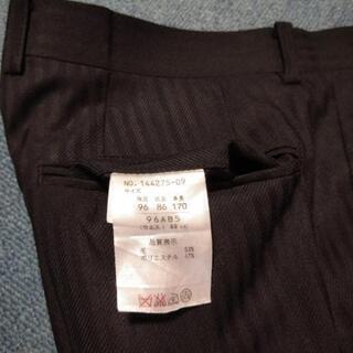 セットアップスーツ黒ライン入り AB5の画像