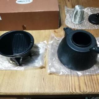 南部鉄器　あったかコーヒーセット(ﾎﾟｯﾄ)の画像