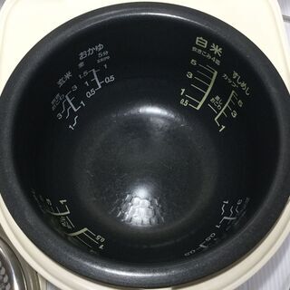 National(ナショナル)★IHジャー炊飯器★SR-HG10A★1.0L★2000年製★ホワイトベージュの画像