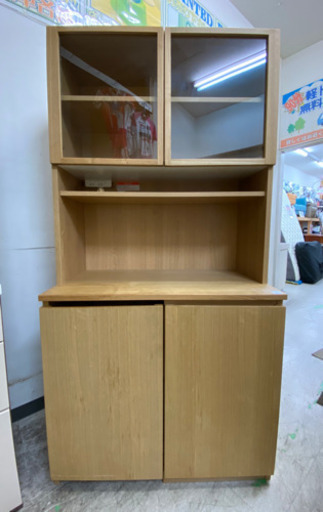 キッチンボード　カップボード　レンジボード　無印