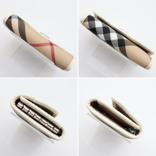 《BURBERRY/六連 キーケース》箱 袋 冊子 Sランク 未使用品 極美品