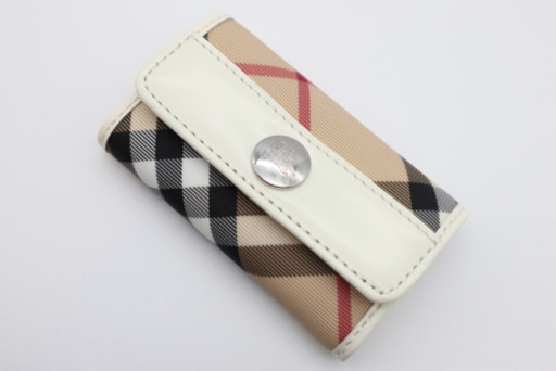 《BURBERRY/六連 キーケース》箱 袋 冊子 Sランク 未使用品 極美品