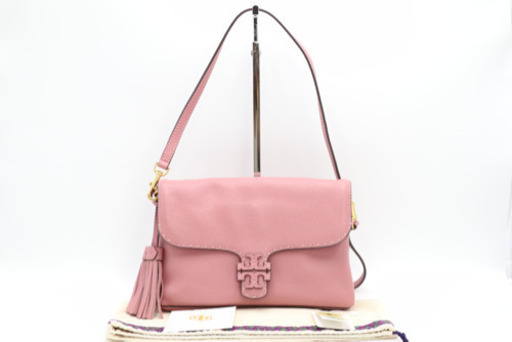 《TORY BURCH/ショルダーバッグ》ABランク 53163 ピンク 袋 美