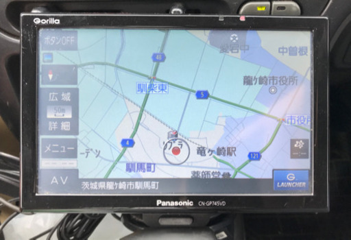 ワンセグ ポータブルナビ パナソニック 【2014年製ゴリラ】CN-GP745VD