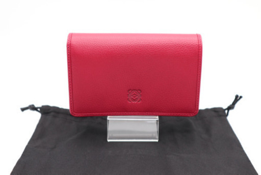 《LOEWE/二つ折り財布》ロエベロゴマーク Sランク 袋 未使用品 極美品
