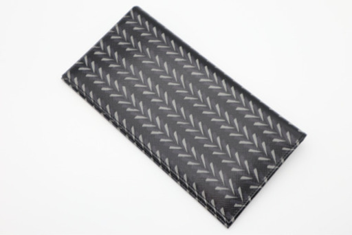 《PRADA/二つ折り札入れ》Sランク 未使用品 黒 極美品 箱 布 ギャラ