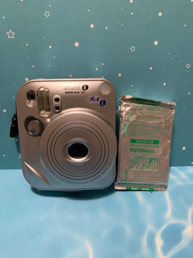 チェキ intax mini30 本体+フィルムカセット1個+ソフトケース