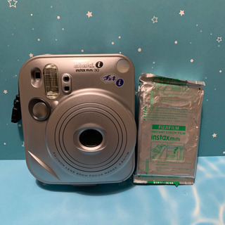 チェキ intax mini30 本体+フィルムカセット1個+ソ...