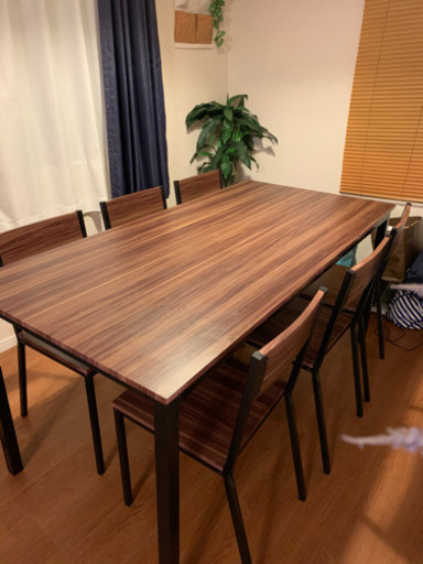 ダイニングテーブル　テーブル椅子セット　6人がけ