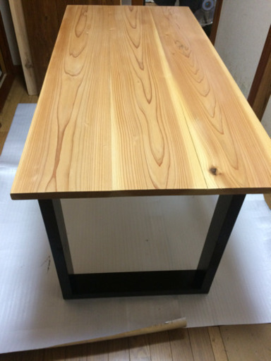 お買い得 150cmサイズ 無垢材使用ダイニングテーブル 近場配送無料